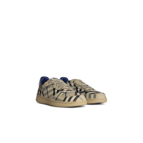 BURBERRY 'Terrace' Beige Polyester Blend Sneakers - Picture 2 of 3